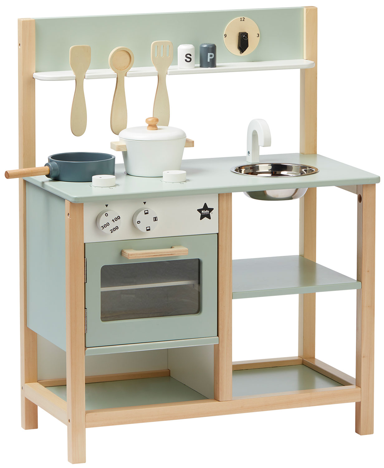 HolzspielzeugSet "Küche Bistro mintgrün" (für Kinder ab 3 Jahren) von