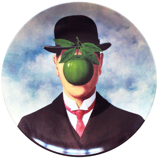 Porzellanteller "La Grande Guerre" von René Magritte