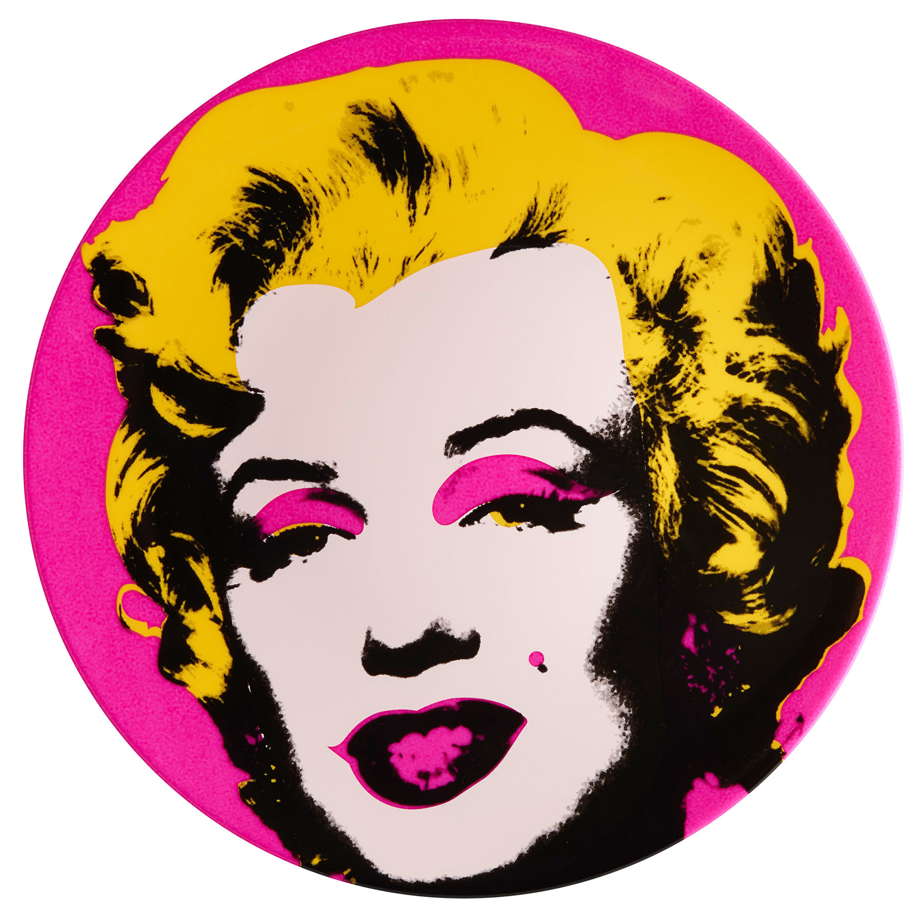 Porzellanteller "Marilyn" (Pink) von Andy Warhol
