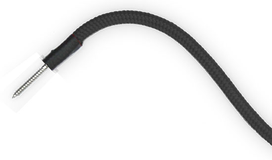 Flexible Garderobe "Loop", schwarze Version