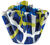 Vase "One-More Tartan", blaue Version, Silikon