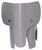 Kabellose LED-Dekolampe "ELEPHANT LAMP grau", dimmbar - Design Marc Venot