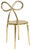 Designer-Stuhl "Ribbon Chair", goldfarbene Metallic-Version - Design Nika Zupanc