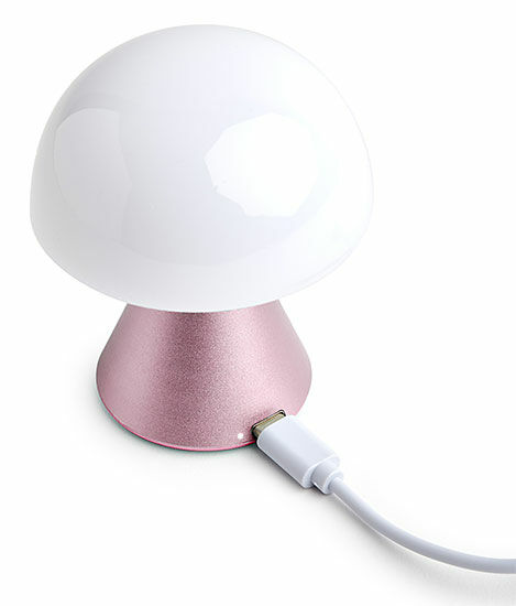 Kabellose LED-Dekoleuchte "Mina" (Version Metallic Rosa), dimmbar von Lexon