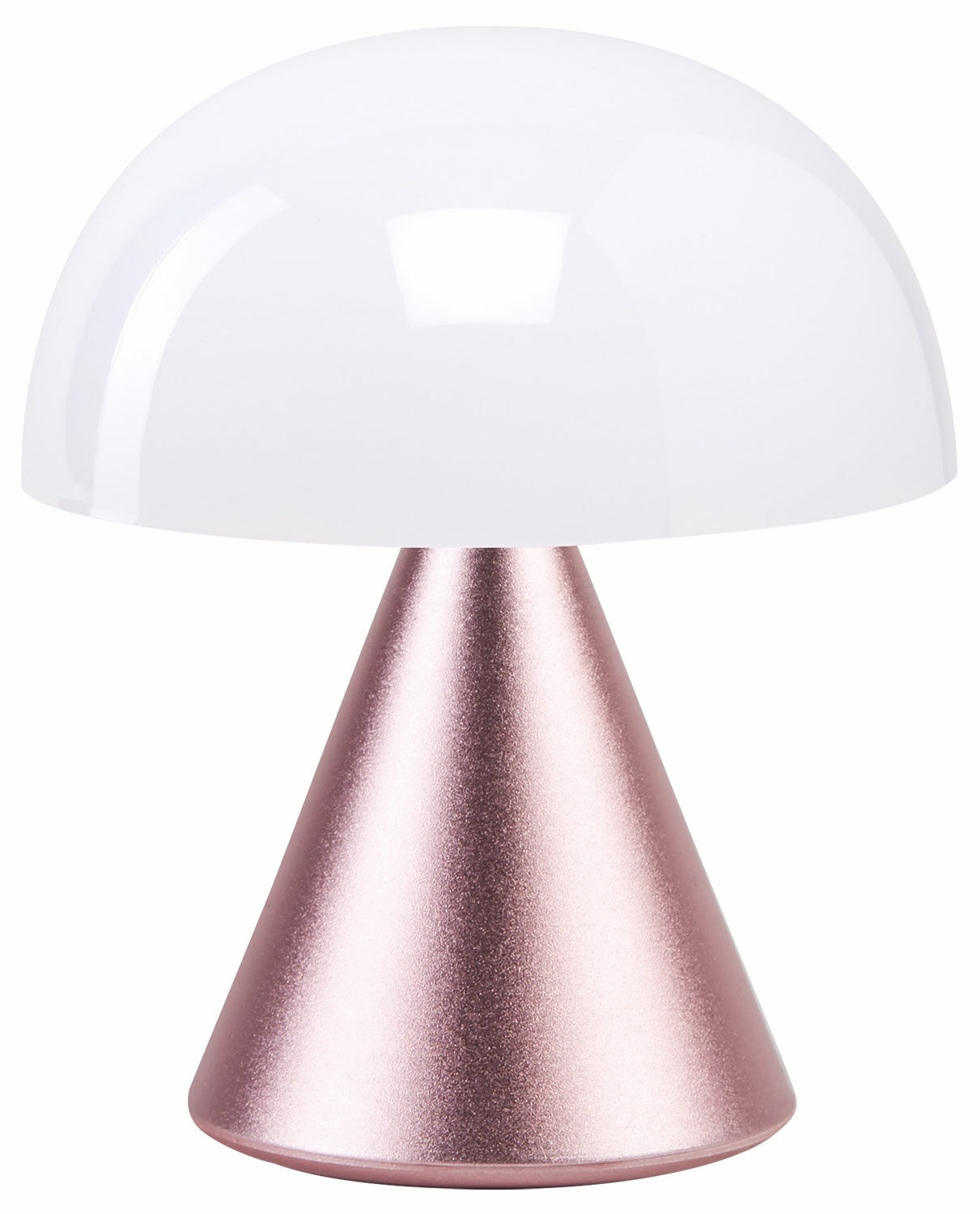 Kabellose LED-Dekoleuchte "Mina" (Version Metallic Rosa), dimmbar von Lexon