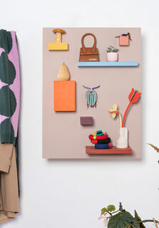 Wandorganizer "Mondriaan Rosé" von Atelier Toit