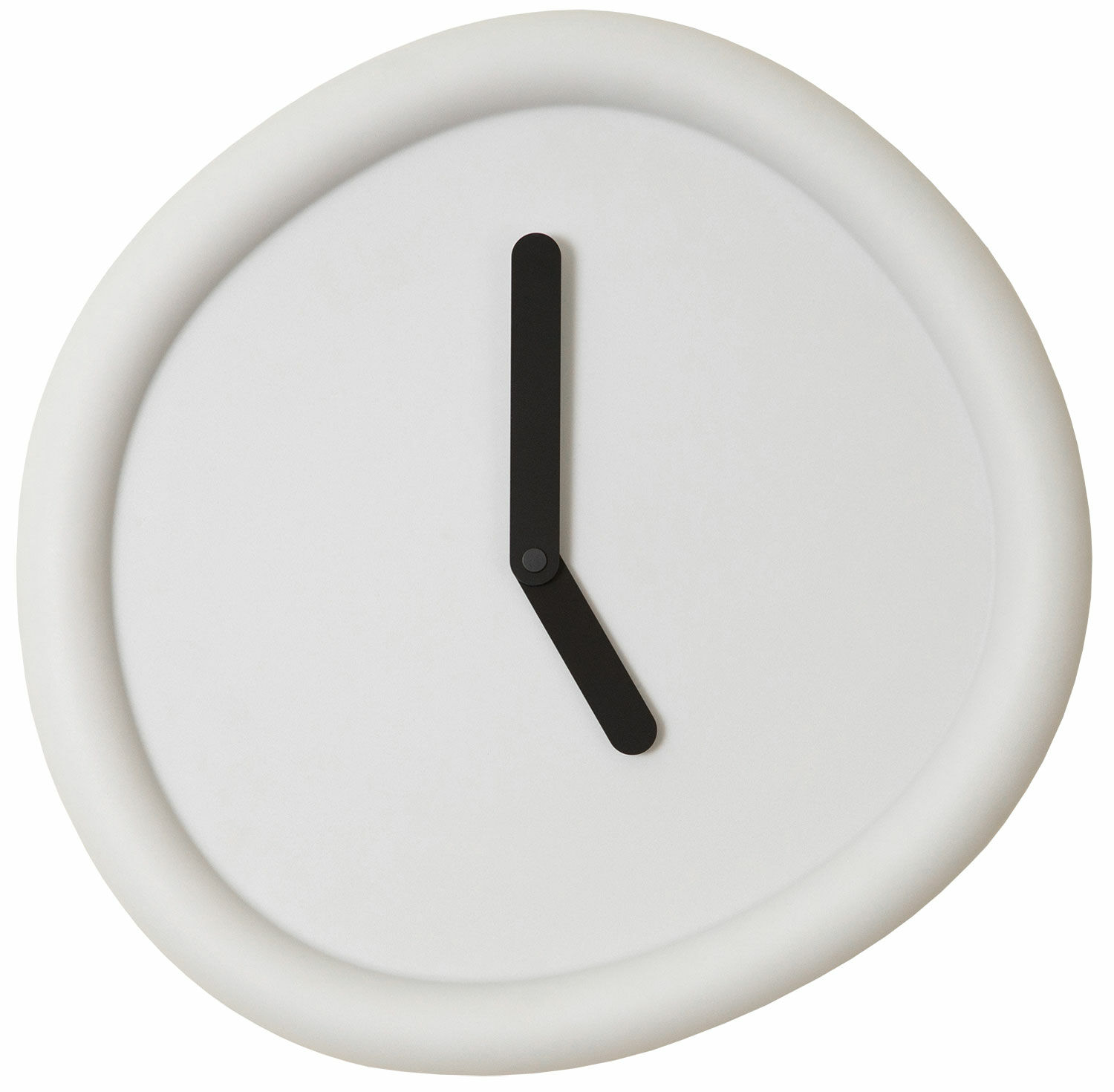 Wanduhr "Round Clock", hellgraue Version von Werkwaardig
