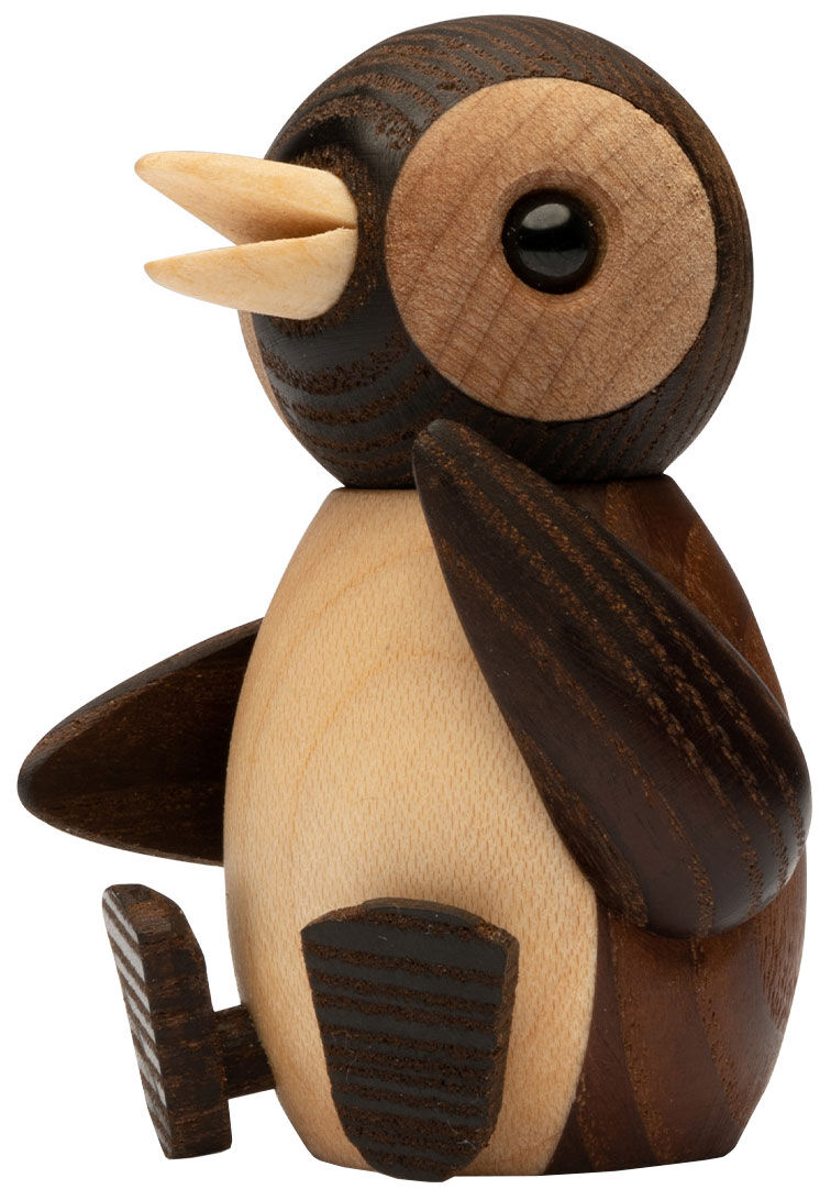 Holzfigur "Pinguin-Baby Snow" - Design Chresten Sommer von Spring Copenhagen