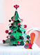 3D-Objekt "Christmas Tree Big" (Höhe 45 cm) aus recyceltem Karton, DIY von studio ROOF