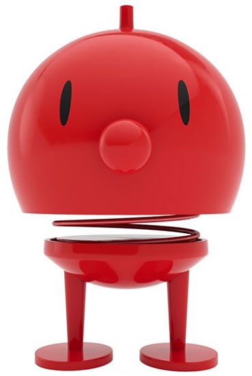 Deko-Objekt "Bumble", Version in Rot - Design Gustav Ehrenreich von Hoptimist