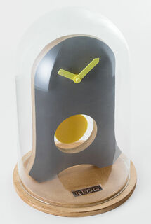 Glockenuhr, Version grau/gelb von KLOQ