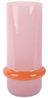 Glasvase "Amimado", Version in Rosa/Orange