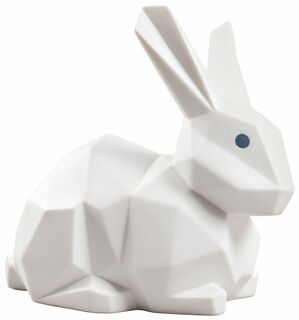 Porzellanfigur "Kaninchen", weiße Version