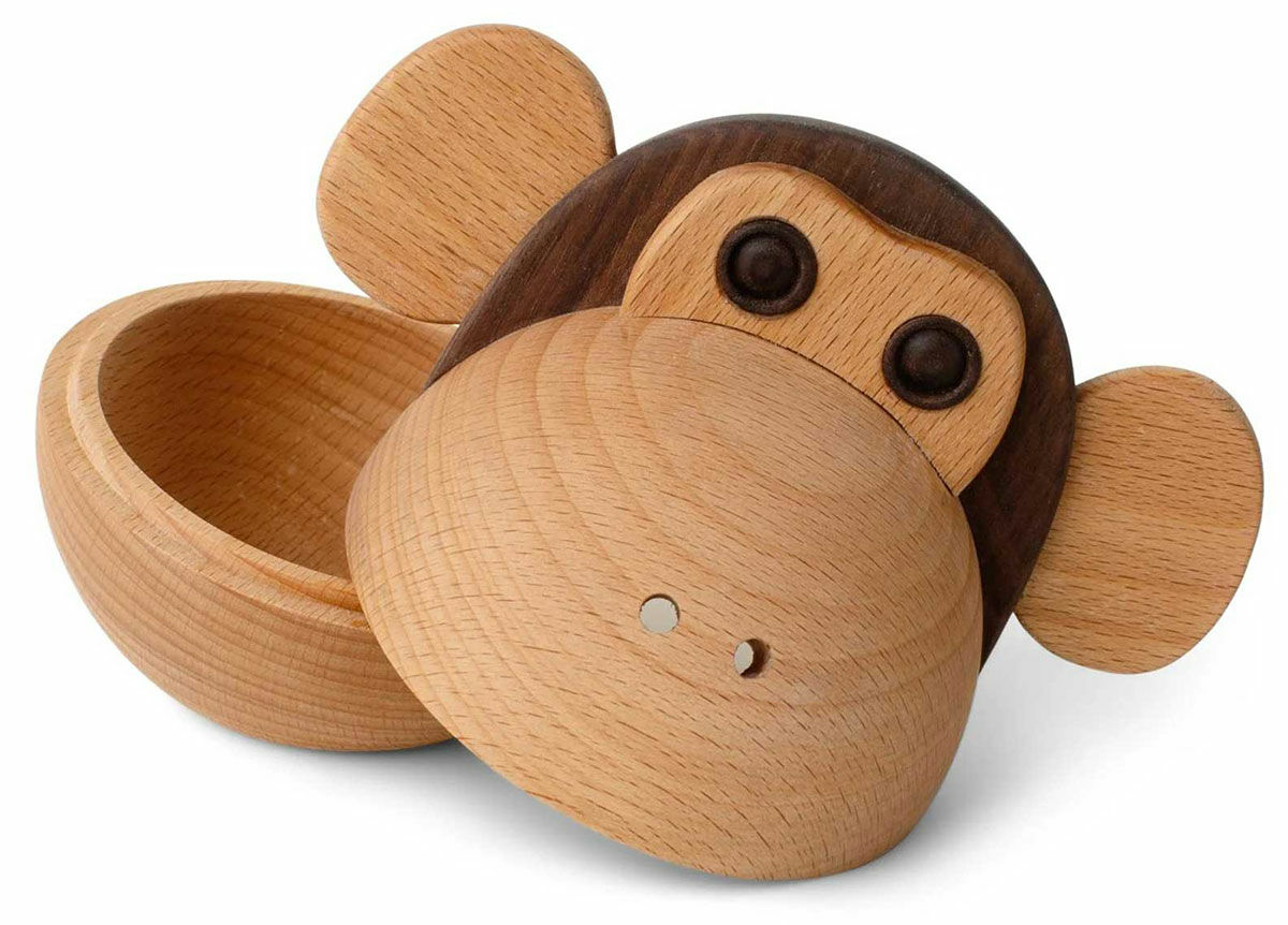 Schale mit Deckel "Monkey Bowl" - Design Mencke & Vagnby von Spring Copenhagen