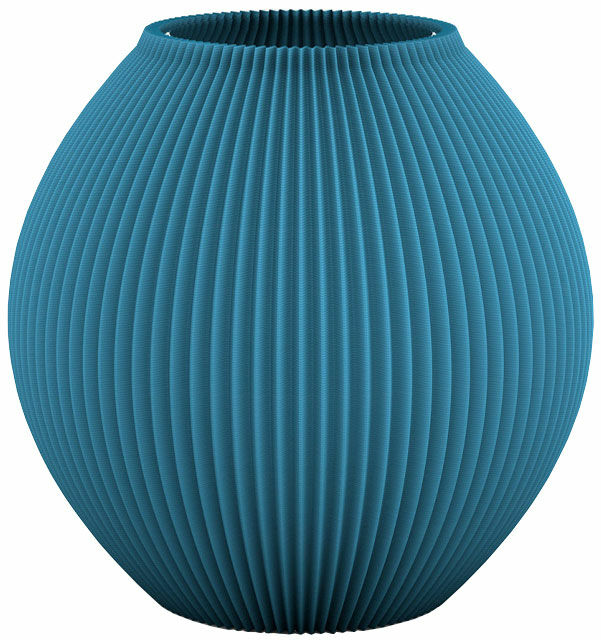 Vase "Poke - Ocean Blue", große Version von Recozy