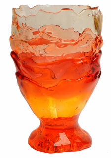 Vase "Big Carolina orange", Silikon von Fish Design by Gaetano Pesce