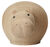 Holzfigur "Hibo Hippotamus Medium" - Design Steffen Juul