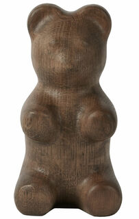 Holzfigur "Gummy Bear" (kleine, dunkle Version) - Design Jakob Burgso von Boyhood ApS