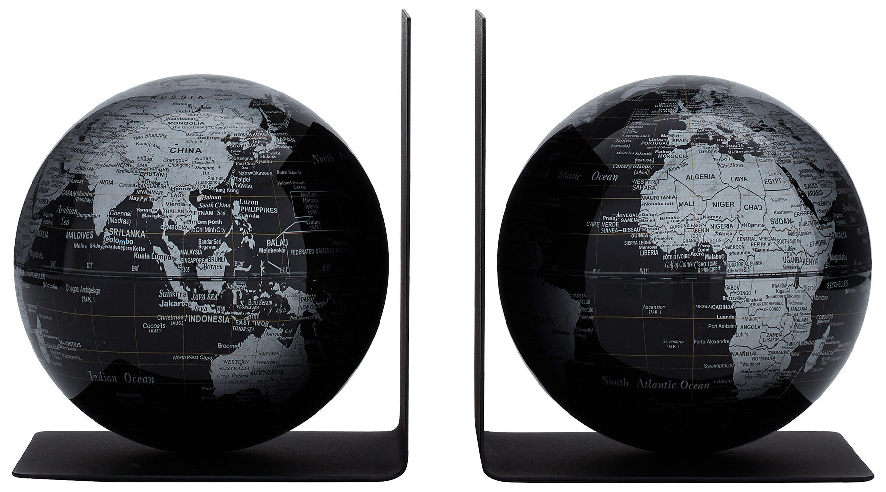 Globus Buchstützen "Bookglobe", 2er-Set