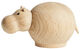 Holzfigur "Hibo Hippotamus Medium" - Design Steffen Juul von Woud