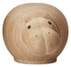 Holzfigur "Hibo Hippotamus Klein" - Design Steffen Juul von Woud