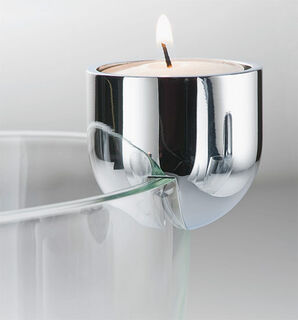 Glasschale / Teelichthalter "Arena" (ohne Deko) von Philippi