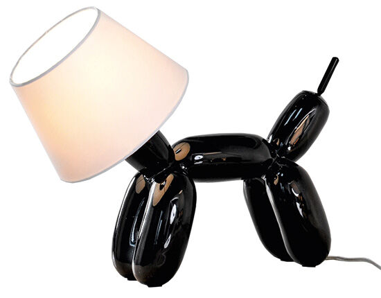 Ballonhund-Tischleuchte "Wow-Wau", schwarze Version von Sompex