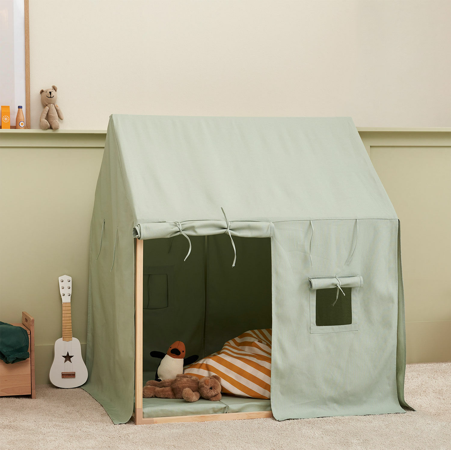 Kinderzelt "Haus mintgrün" (für Kinder ab 3 Jahren) von Kid's Concept