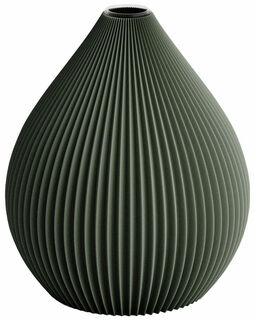 Vase "Balloon - Forest Green", kleine Version von Recozy