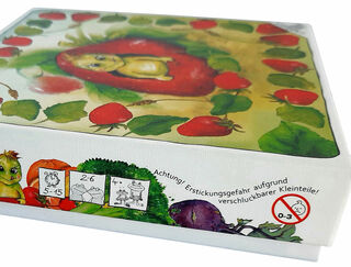 Karten-/Brettspiel "Rita Raupe" (für Kinder ab 4 Jahren) von Logofrosch