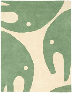 Teppich "Elefant grün" (120 x 170 cm)
