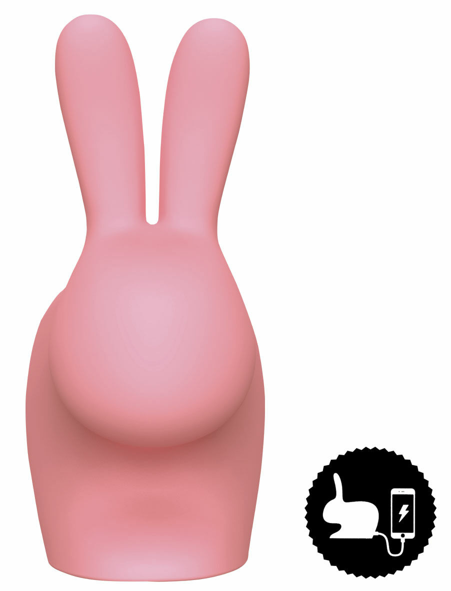 Powerbank "Rabbit MINI", pinke Version - Design Stefano Giovannoni von Qeeboo