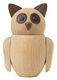 Holzfigur "Eule Bubo", kleine Version - Design Nikolaj Klitgaard von ArchitectMade