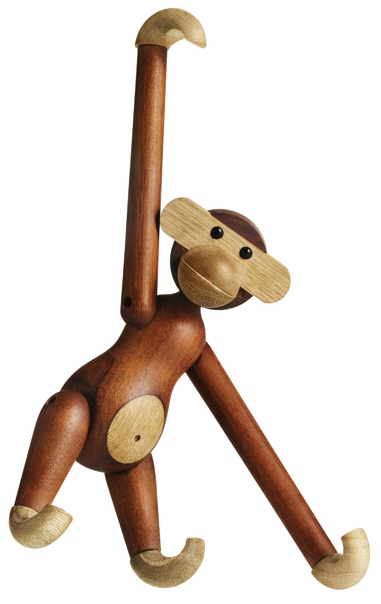 Holzfigur "Affe" (groß, Höhe 46 cm) von Kay Bojesen