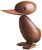 Holzfigur "Ente" - Design Hans Bolling