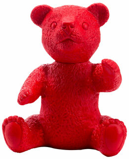 Skulptur "Teddy rot" (2007), unsignierte Version
