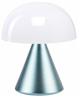 Kabellose LED-Dekoleuchte "Mina" (Version Metallic Hellblau), dimmbar