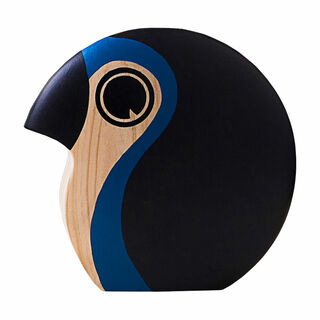 Holzfigur "Diskus blau", mittelgroße Version - Design Hans Bolling von ArchitectMade