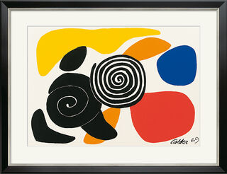 Bild "Spirals and Petals" (1969), gerahmt