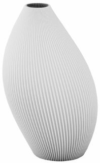 Vase "Bent - Arctic White", kleine Version