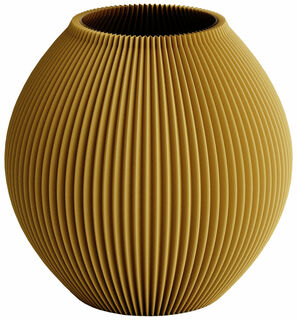 Vase "Poke - Golden Orange", große Version