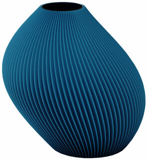 Vase "Bent - Ocean Blue", große Version von Recozy