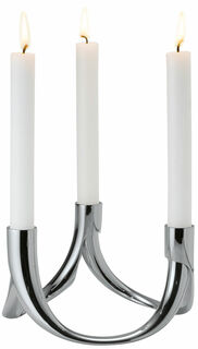 3-armiger Kerzenhalter "Bow" (erweiterbar, ohne Kerzen)