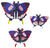 3D-Wandobjekte "Swallowtail Butterflies" aus recyceltem Karton, DIY, 3er-Set