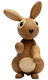 Holzfigur "Hase Bounce" von Spring Copenhagen