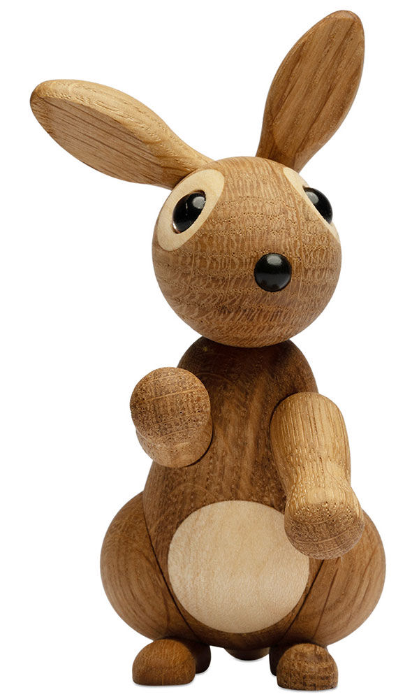 Holzfigur "Hase Bounce" von Spring Copenhagen