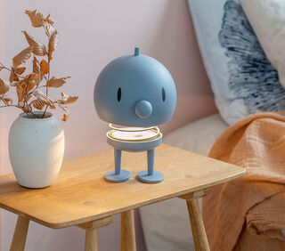 Kabellose LED-Tischlampe "Bumble XL", blaue Version - Design Gustav Ehrenreich von Hoptimist