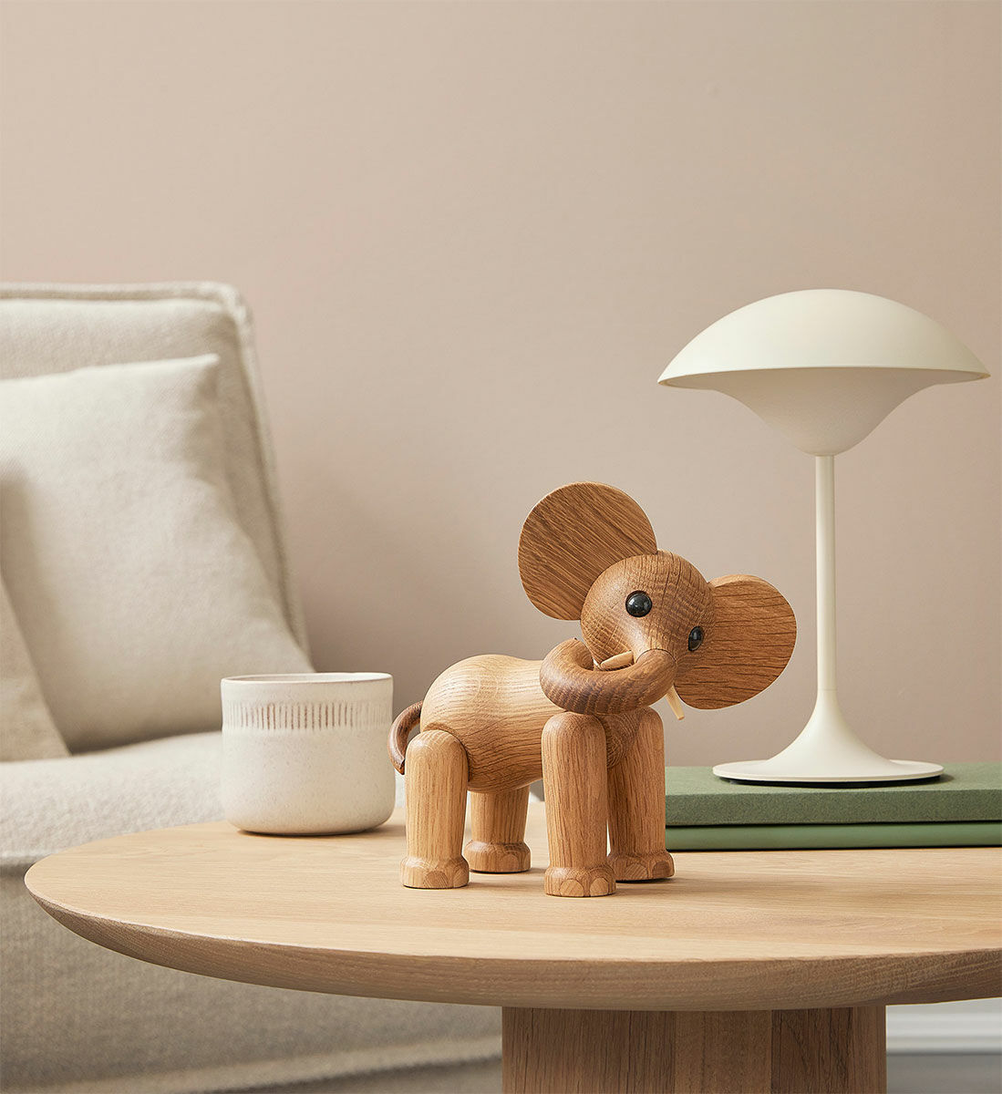 Holzfigur "Elefant Ollie" - Design Chresten Sommer von Spring Copenhagen