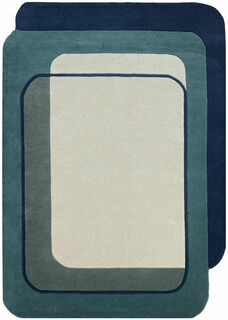 Teppich "Echo bleu" (160 x 230 cm)