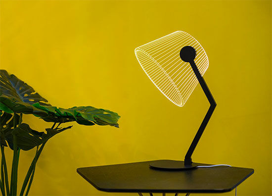 LED-Tischlampe "ZIGGi schwarz" von Studio Cheha